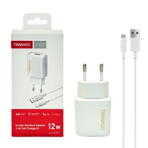 شارژر تایپ سی 12وات TRANYOO ( 12W ) مدل T-C03 C